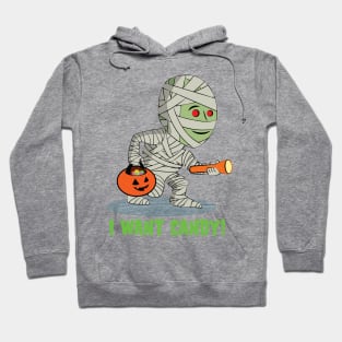 Cute Kid's - The Boo Crew - Cartoon Monsters - Ahmed the Mummy Hoodie